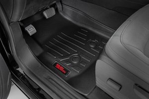 GMC Canyon Floor Mats - Front + Rear - Rough Country - Crew - '15-'22